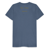Men's GOD> T-Shirt (GOLD) - heather blue