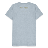 Men's GOD> T-Shirt (GOLD) - heather ice blue
