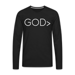 GOD> Long Sleeve T-Shirt - black