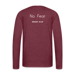 GOD> Long Sleeve T-Shirt - heather burgundy