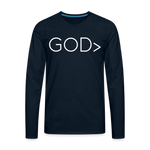 GOD> Long Sleeve T-Shirt - deep navy