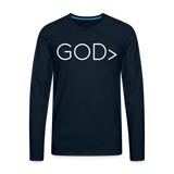 GOD> Long Sleeve T-Shirt - deep navy