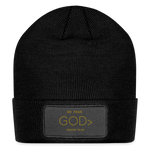 GOD> Patch Beanie - black