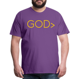 GOD> Unisex Premium T-Shirt - purple