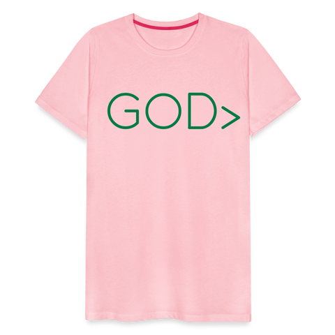 GOD> Unisex Premium T-Shirt - pink