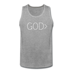 Men’s GOD> Tank - heather gray